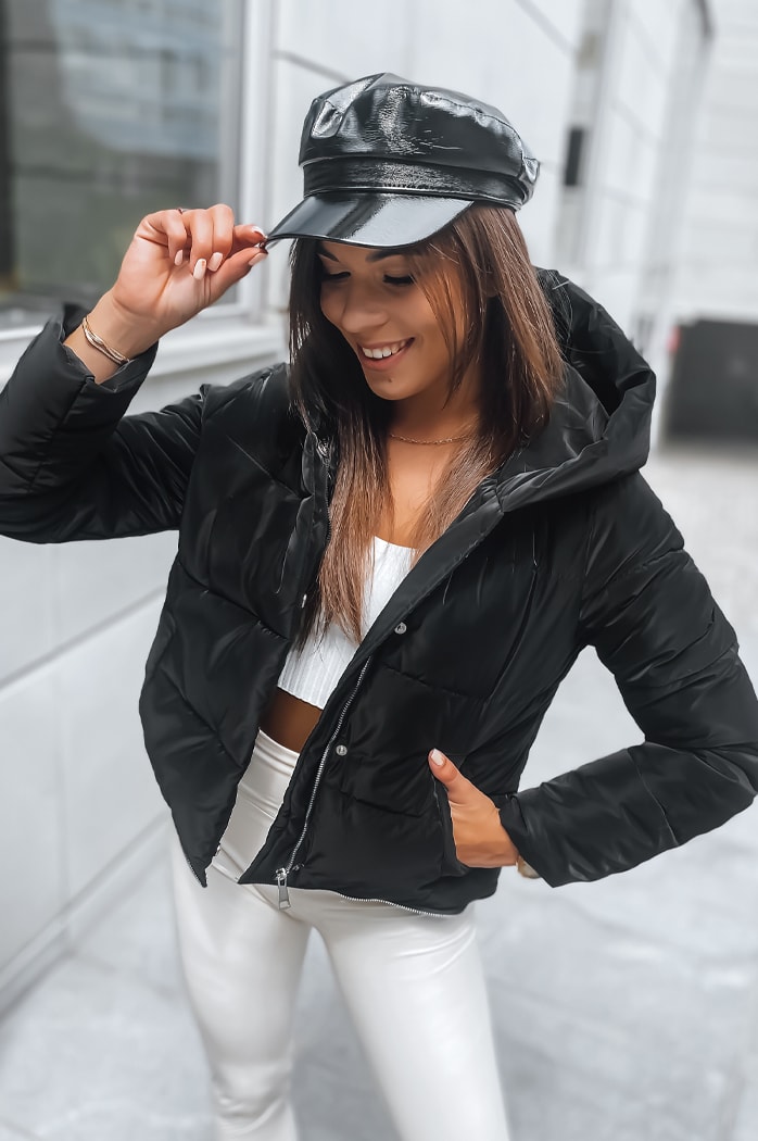Damen Winter Jacke DIAMON PREMIUM Schwarz Dstreet TY2956