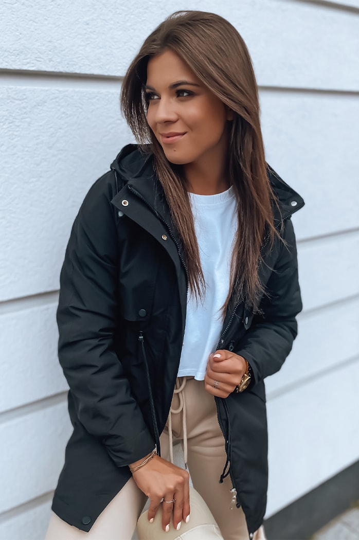 Damen RIVERS Jacke schwarz Dstreet TY2988