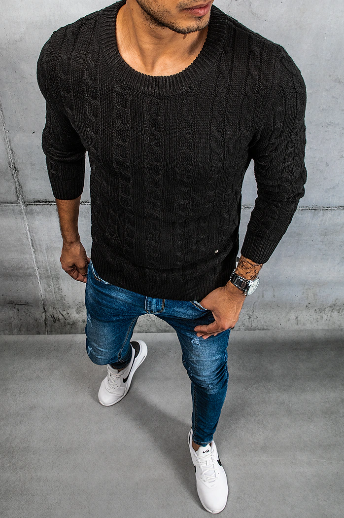 Herren Pullover Schwarz Dstreet WX1880