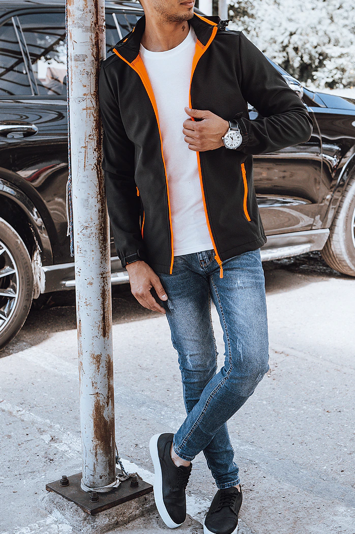 Herren Softshell Jacke Schwarz Dstreet TX4175