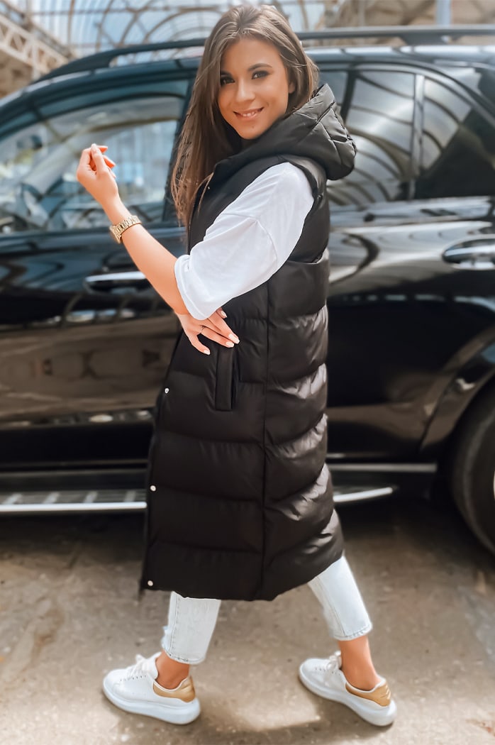 Damen Steppweste ELLA Schwarz Dstreet TY3030