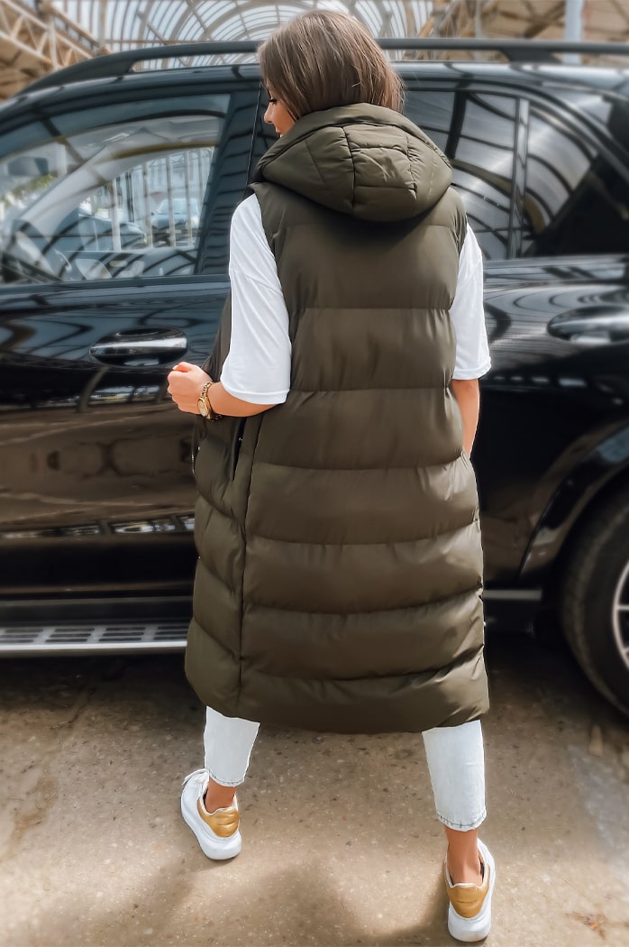 Damen Steppweste ELLA Grün Dstreet TY3032