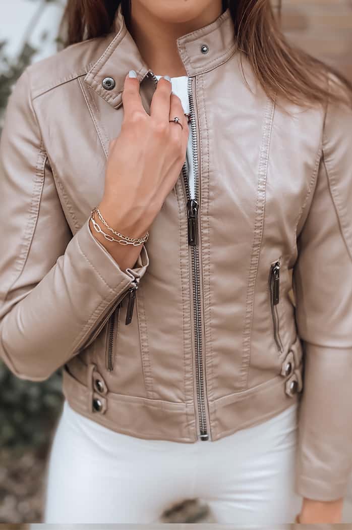 Damenjacke ALNIS beige Dstreet TY3041