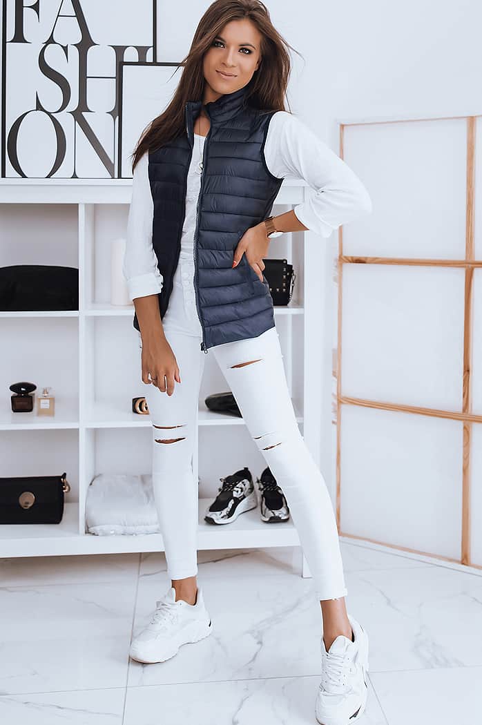 Damen Steppweste ROSILA Dunkelblau Dstreet TY2583z
