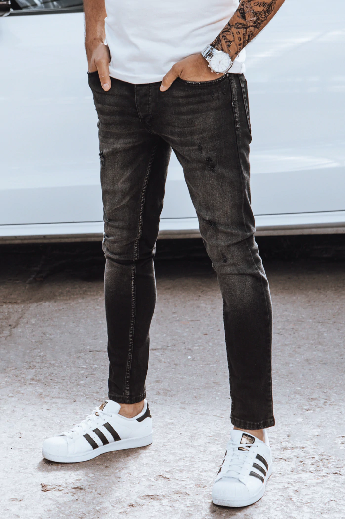 Herren Jeanshose Schwarz Dstreet UX3830
