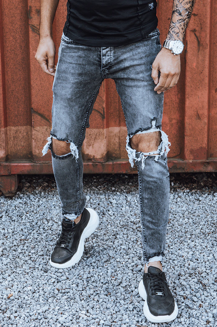 Herren Jeanshose Dunkelgrau Dstreet UX3835
