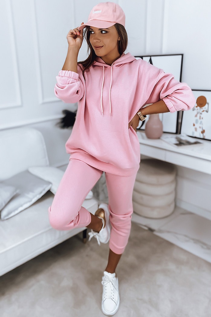 Damen Trainingsanzug Set KSENIIA PREMIUM Rosa Dstreet AY0706