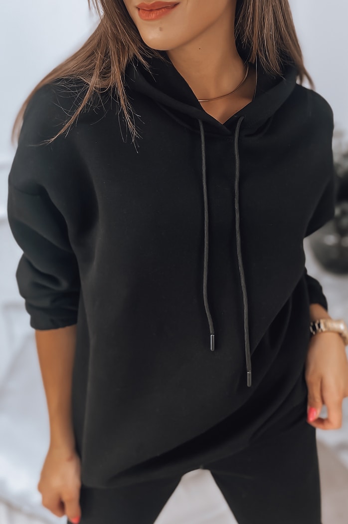 Damen Trainingsanzug Set KSENIIA PREMIUM Schwarz Dstreet AY0707
