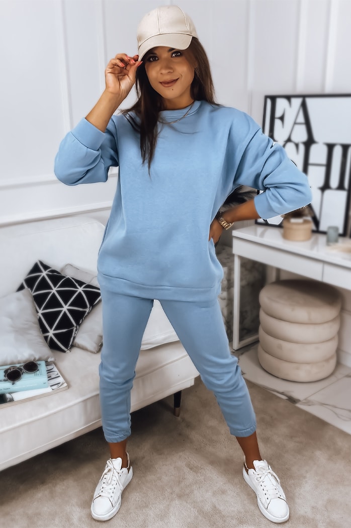 Damen Trainingsanzug Set MOLLY PREMIUM Blau Dstreet AY0721