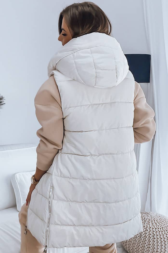 Damen Steppweste NOELIA Weiß Dstreet TY3133