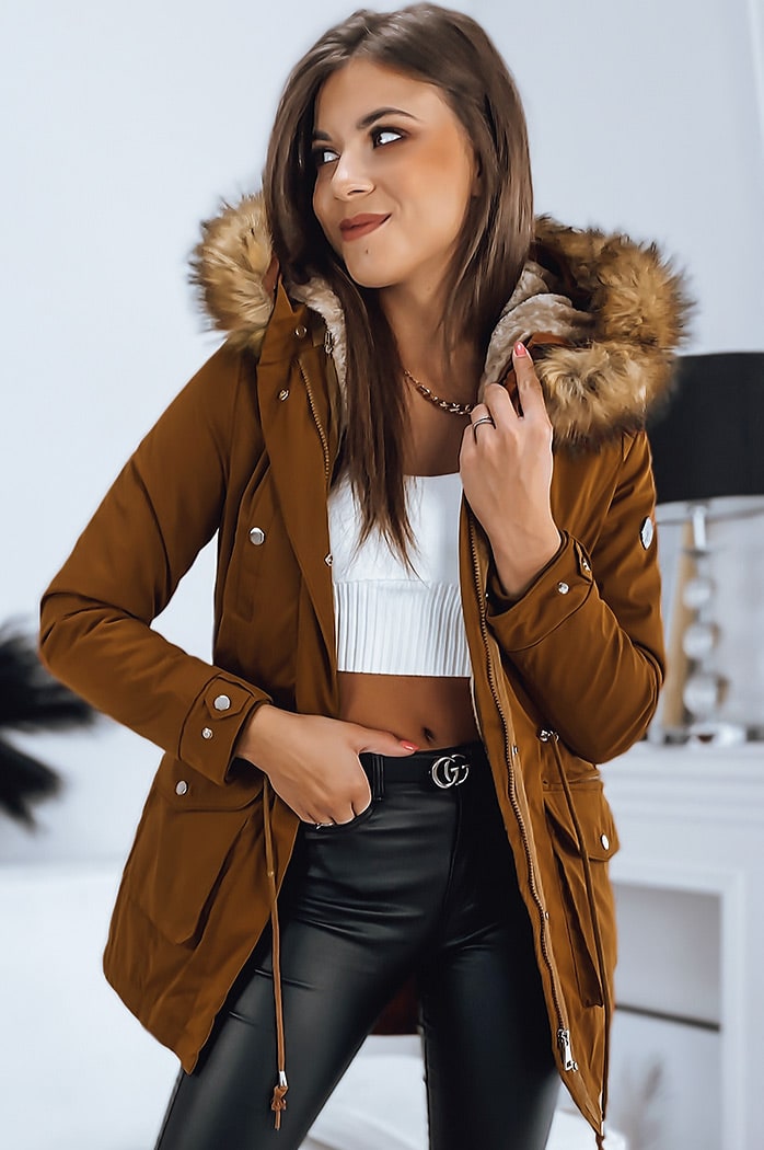 Damen Parka AMAYA Gelb Dstreet TY3173