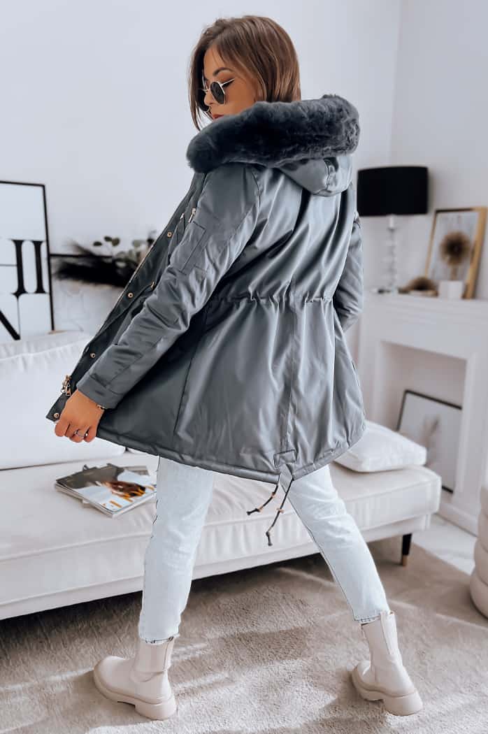 Damen ERISS dunkelgrau Dstreet Jacke TY3257