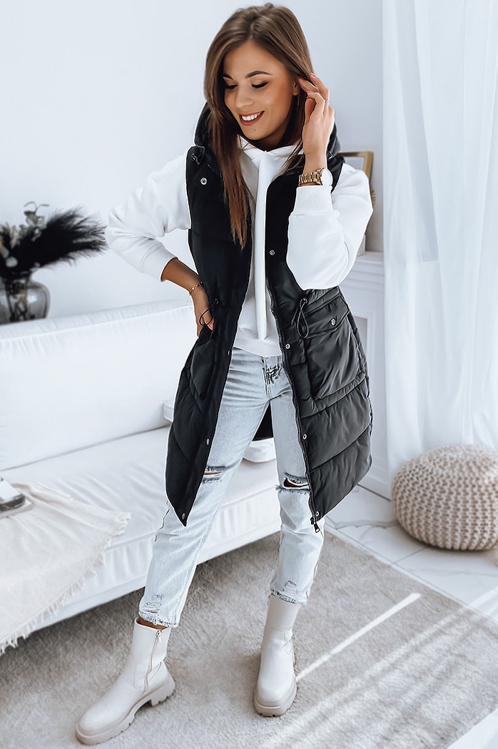 Damen Steppweste LADISA Schwarz Dstreet TY3288