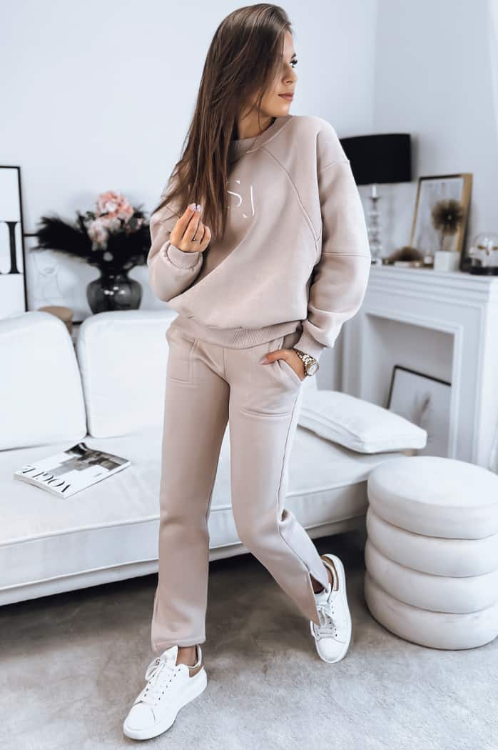 Damen Trainingsanzug-Set FILAR Farbe Beige DSTREET AY0752