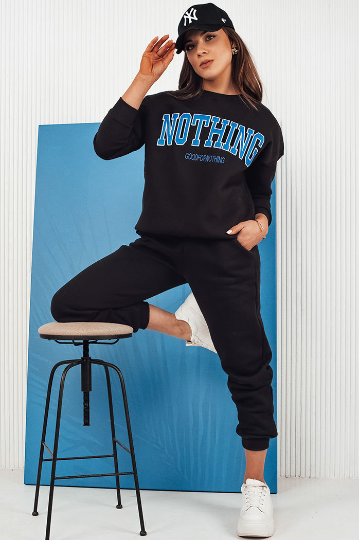Damen Trainingsanzug NOTHING Schwarz Dstreet AY0760