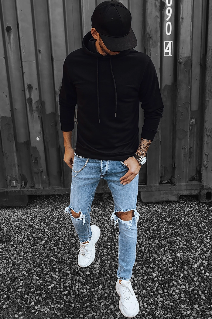 Herren Kapuzenpullover Farbe Schwarz DSTREET BX5473