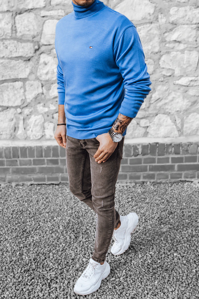Herren Pullover Farbe Blau DSTREET WX2017