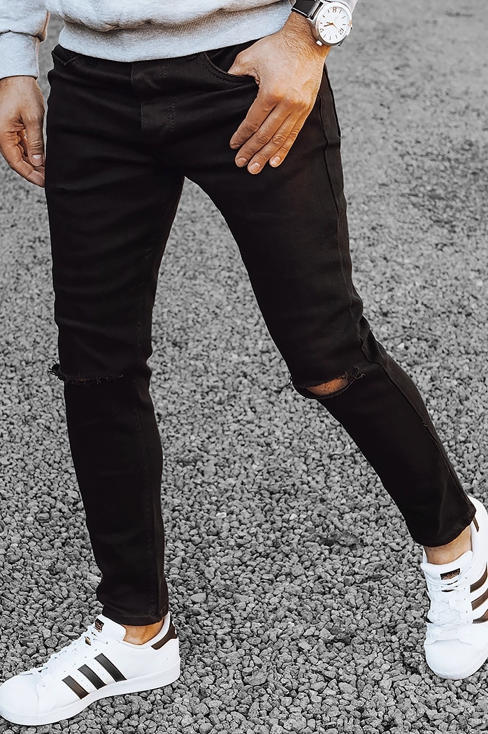 Herren Jeanshosen Farbe Dunkelgrau DSTREET UX3852