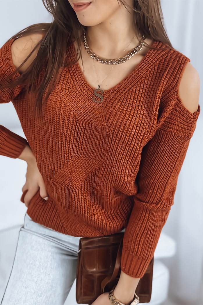 Damen Strickjacke TURI Farbe Camel DSTREET MY1670