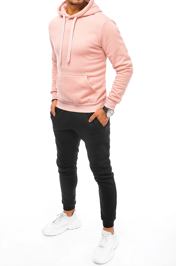 Herren Trainingsanzug-Set Farbe Rosa-Schwarz DSTREET AX0641