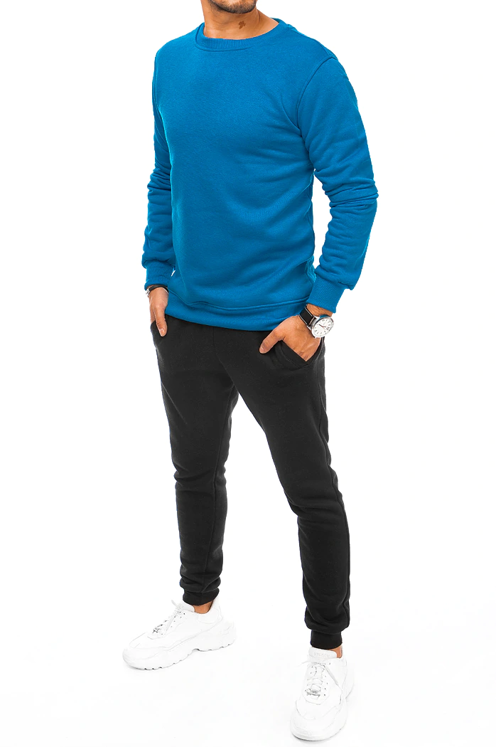 Herren Trainingsanzug-Set Farbe Blau-Schwarz DSTREET AX0643