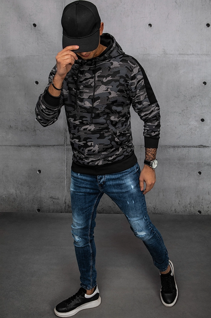 Herren Kapuzenpullover Farbe Schwarz DSTREET BX5546