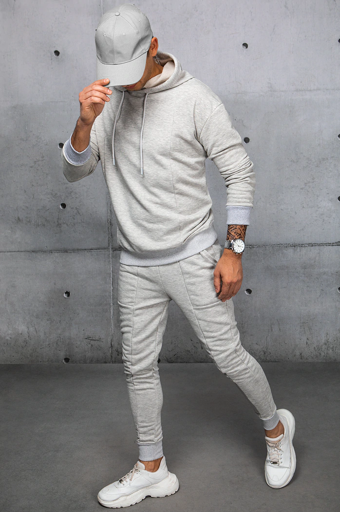 Herren Trainingsanzug-Set Farbe Grau DSTREET AX0675