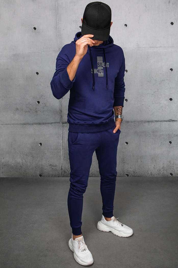 Herren Trainingsanzug-Set Farbe Dunkelblau DSTREET AX0678