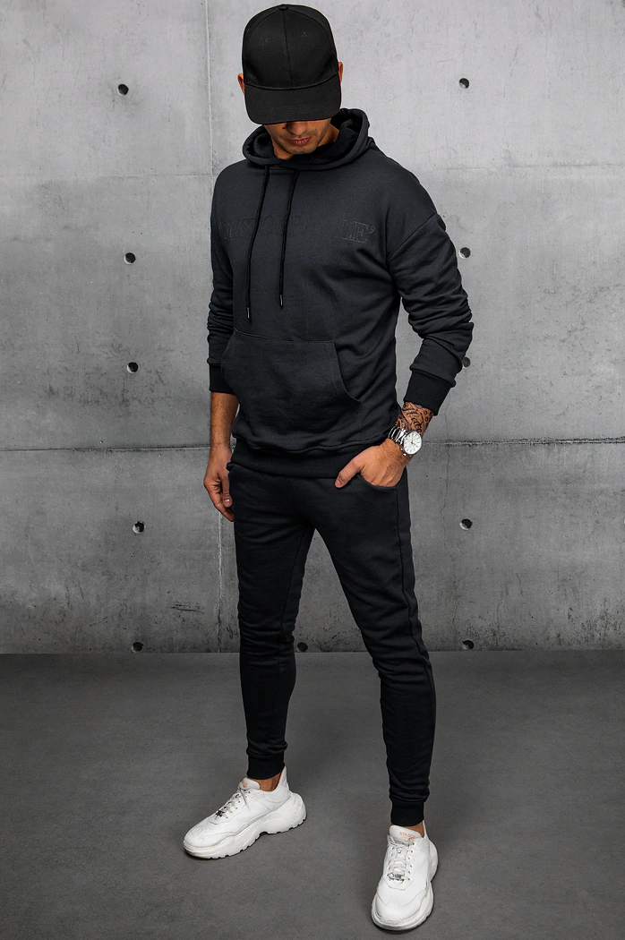 Herren Trainingsanzug-Set Farbe Schwarz DSTREET AX0681