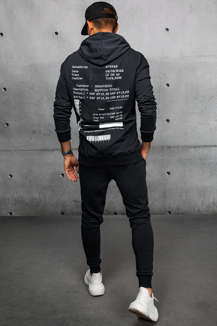 Herren Trainingsanzug-Set Farbe Schwarz DSTREET AX0685