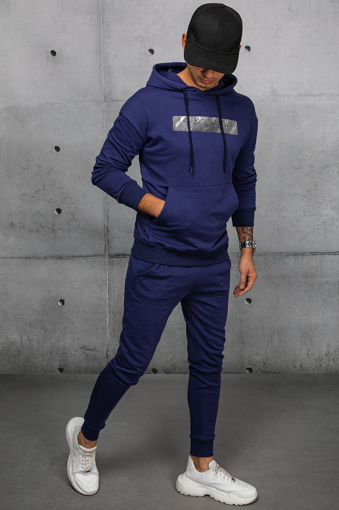 Herren Trainingsanzug-Set Farbe Dunkelblau DSTREET AX0695