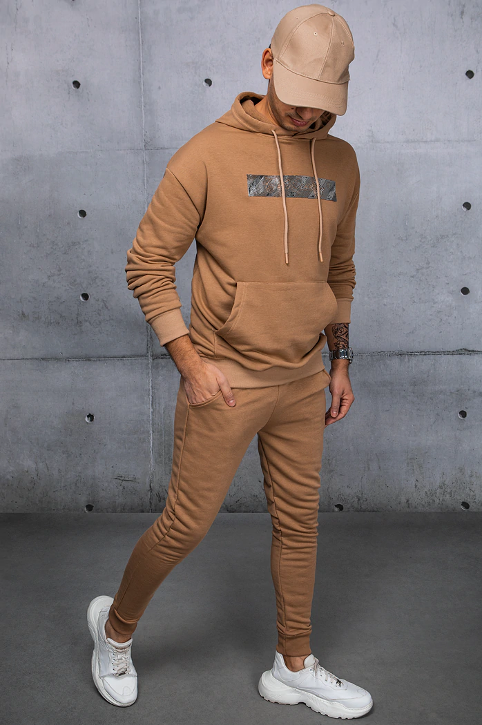 Herren Trainingsanzug-Set Farbe Camel DSTREET AX0696