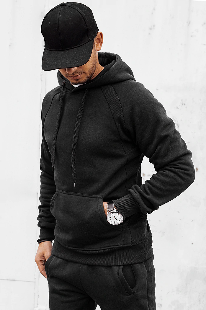 Herren Kapuzenpullover Farbe Schwarz DSTREET BX5559