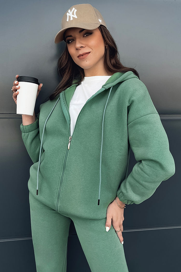 Damen Trainingsanzug-Set AMILIA PREMIUM Farbe Grün DSTREET AY0777z