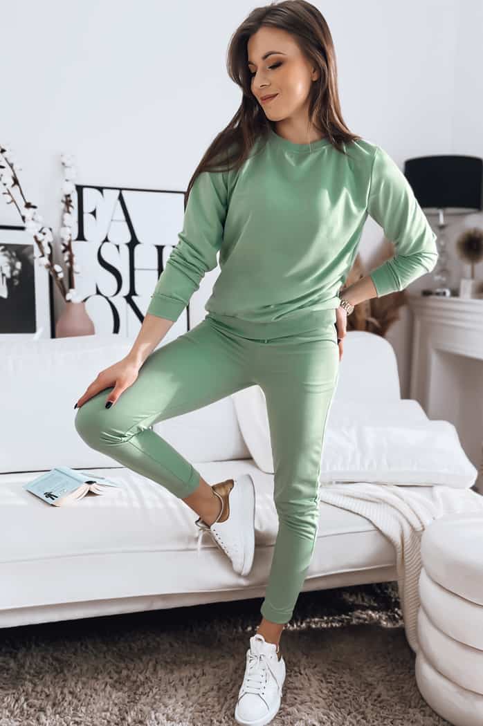 Damen Trainingsanzug-Set MILIAN Farbe Minzegrün DSTREET AY0821