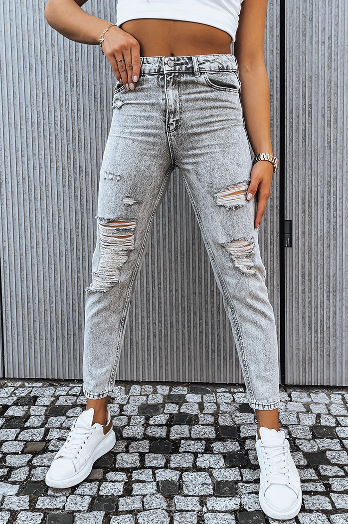 Damen Jeanshose LORENT Hellgrau Dstreet UY1375