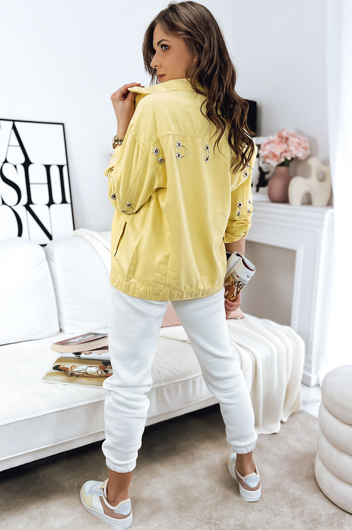 Damen Jeansjacke RECCE Zitrone Dstreet TY3457
