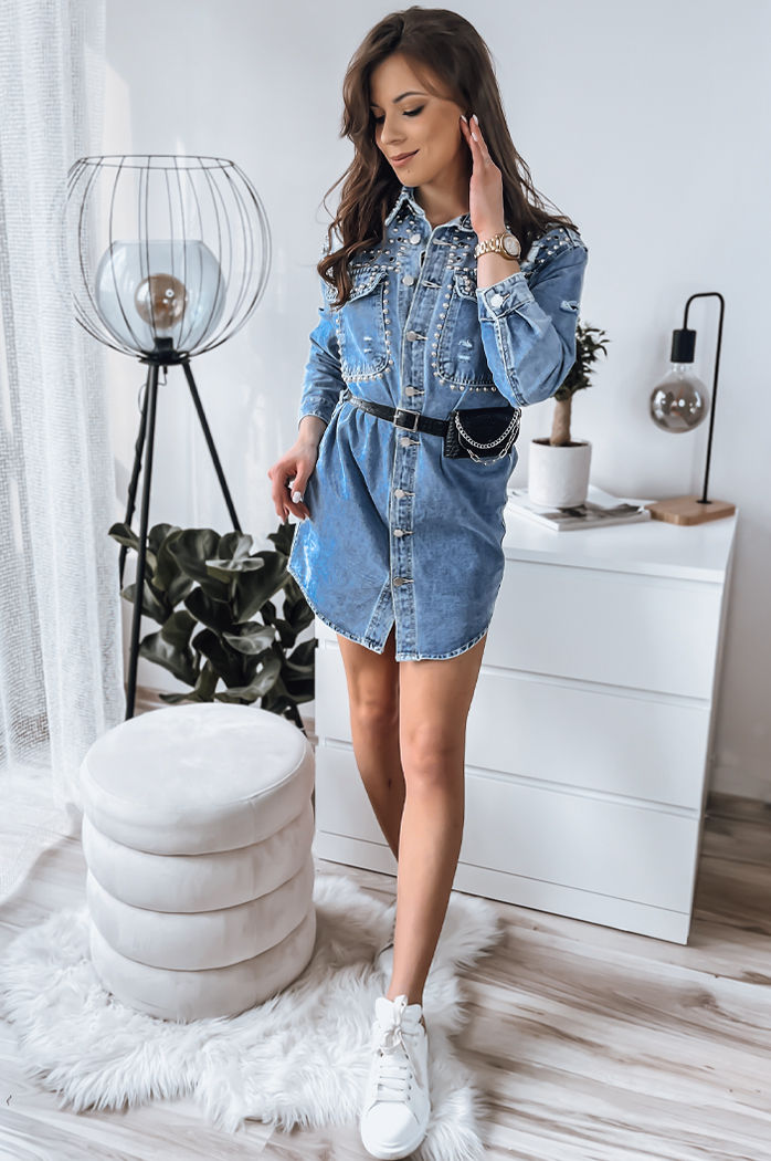 Jeanskleid ZAVIA Farbe Blau DSTREET EY2228