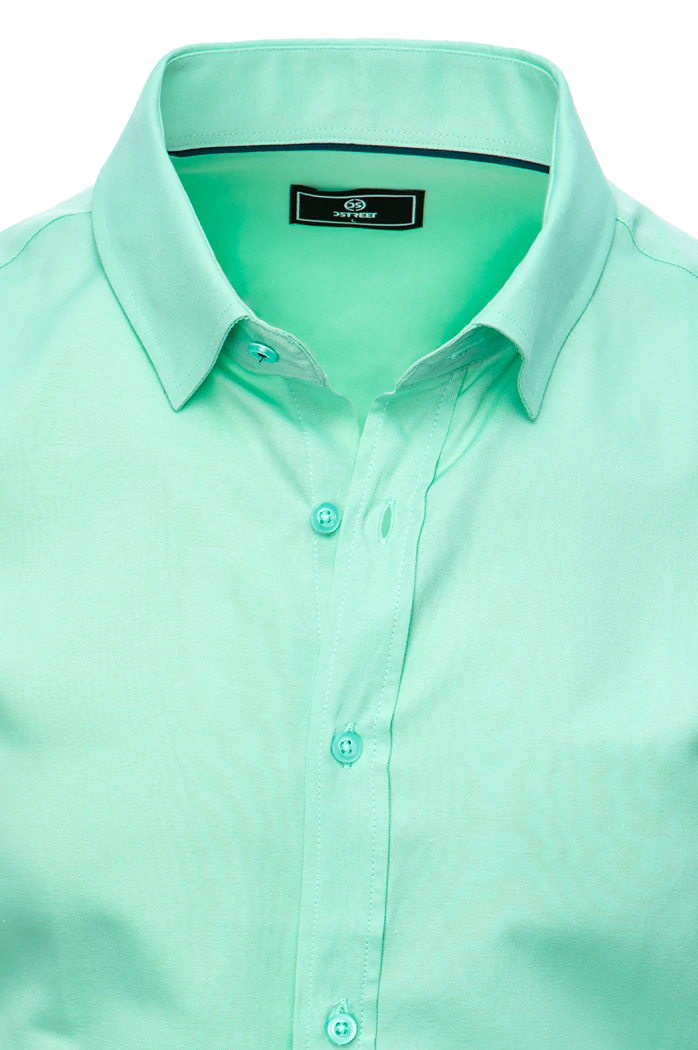 Herren Elegant Hemd Farbe Minzegrün DSTREET DX2433