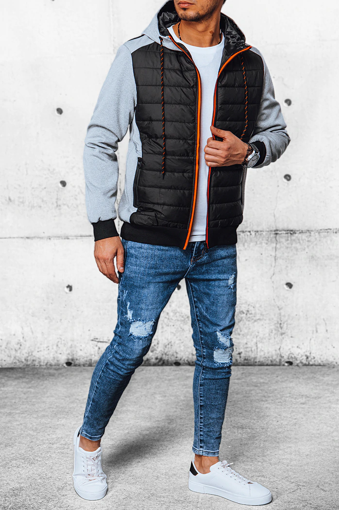 Herren Steppjacke Hellgrau Dstreet TX4393