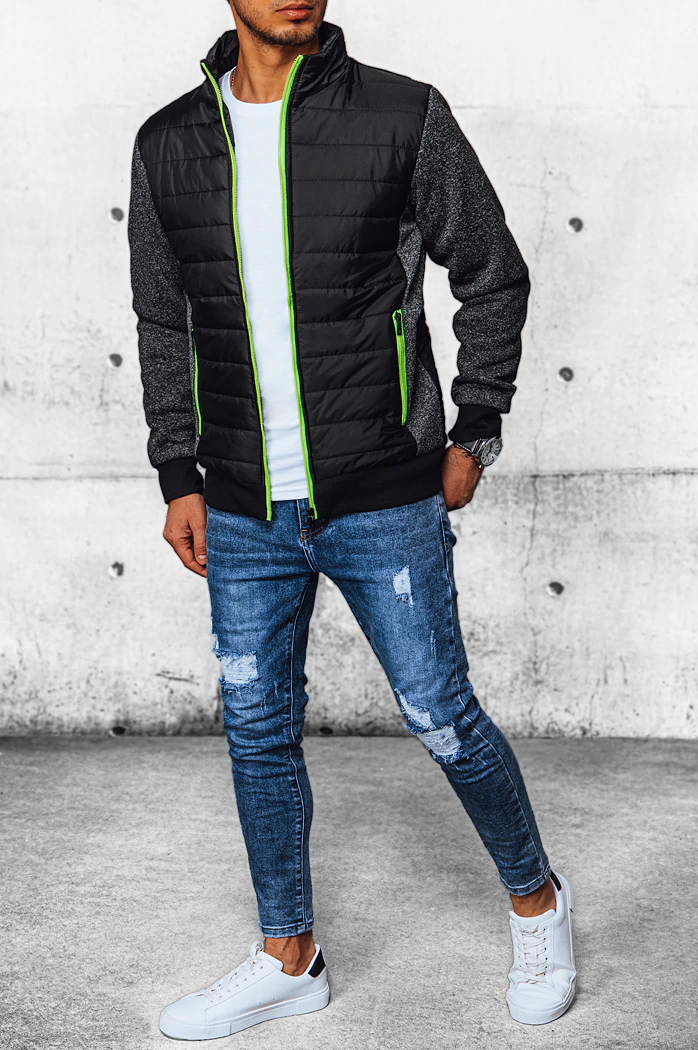 Herren Gesteppte Übergangsjacke Schwarz Dstreet TX4398