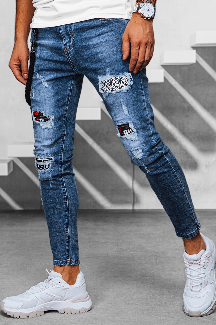 Herren Jeanshosen Farbe Blau DSTREET UX3933