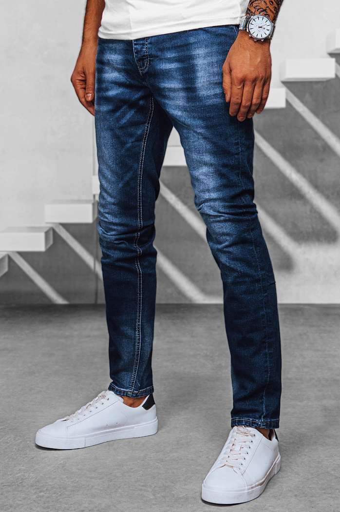 Blaue Denim-Hose für Männer Dstreet UX3940