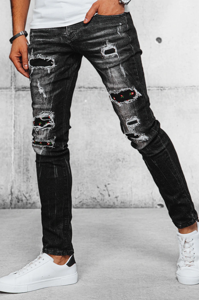 Herren Jeanshosen Farbe Grau DSTREET UX3942