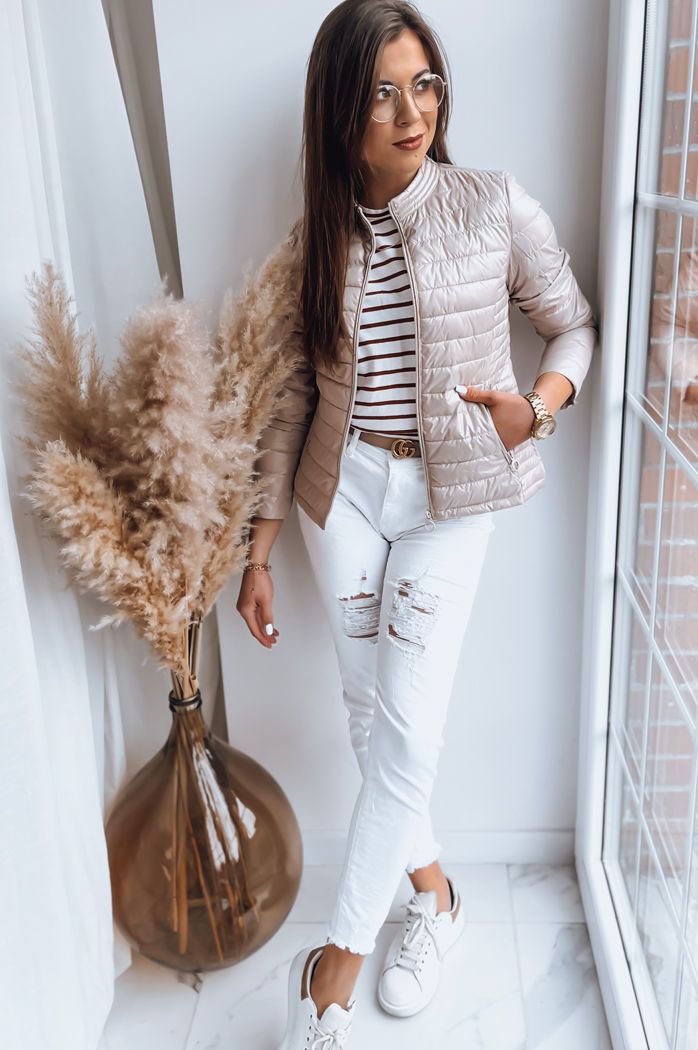 Damen Steppjacke FRITARA Farbe Beige DSTREET TY3593