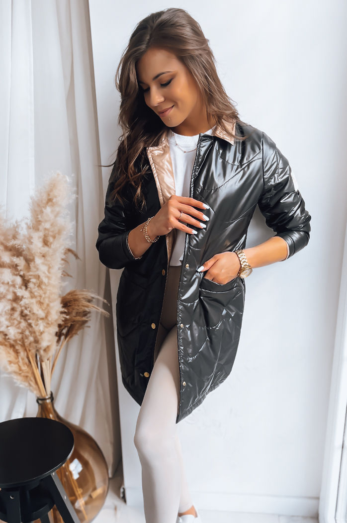 Damen Übergangsjacke MITRA Schwarz Dstreet TY3621