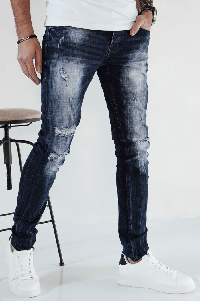 Herren Jeanshosen Farbe Dunkelblau DSTREET UX3993