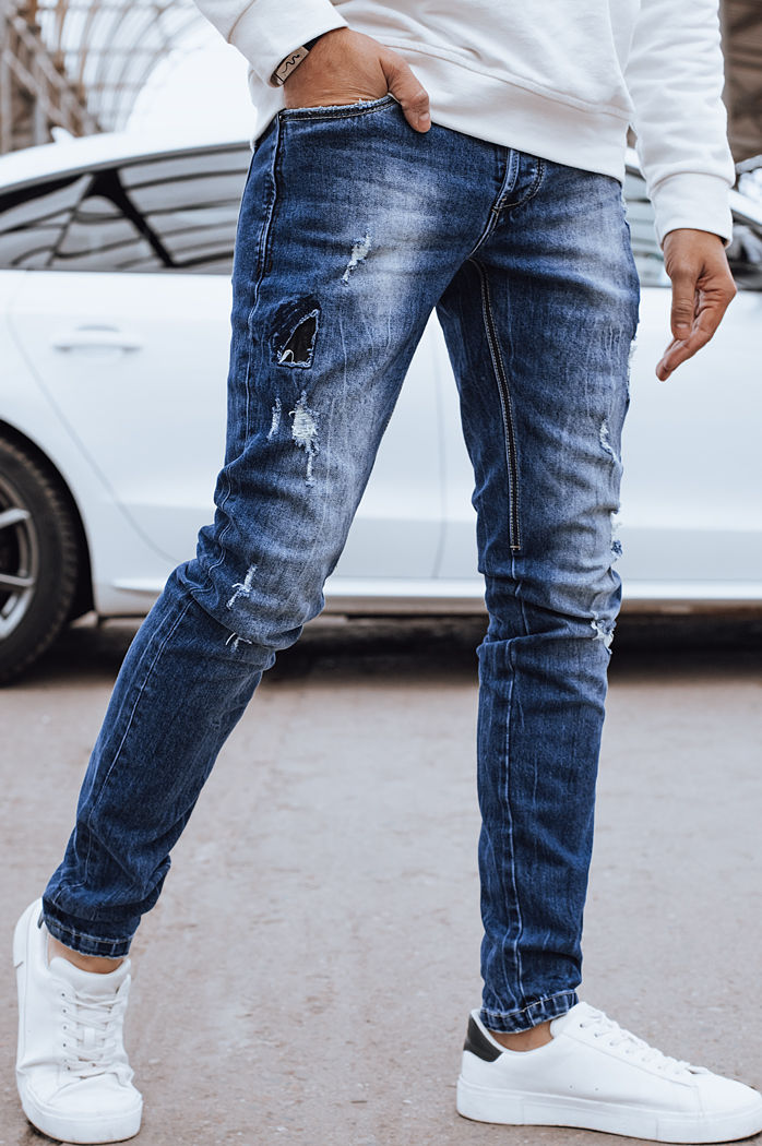Herren Jeanshosen Farbe Dunkelblau DSTREET UX3995