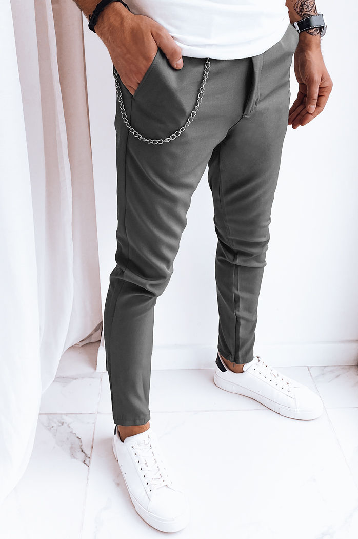 Herren Chinohosen Farbe Graphite DSTREET UX4008