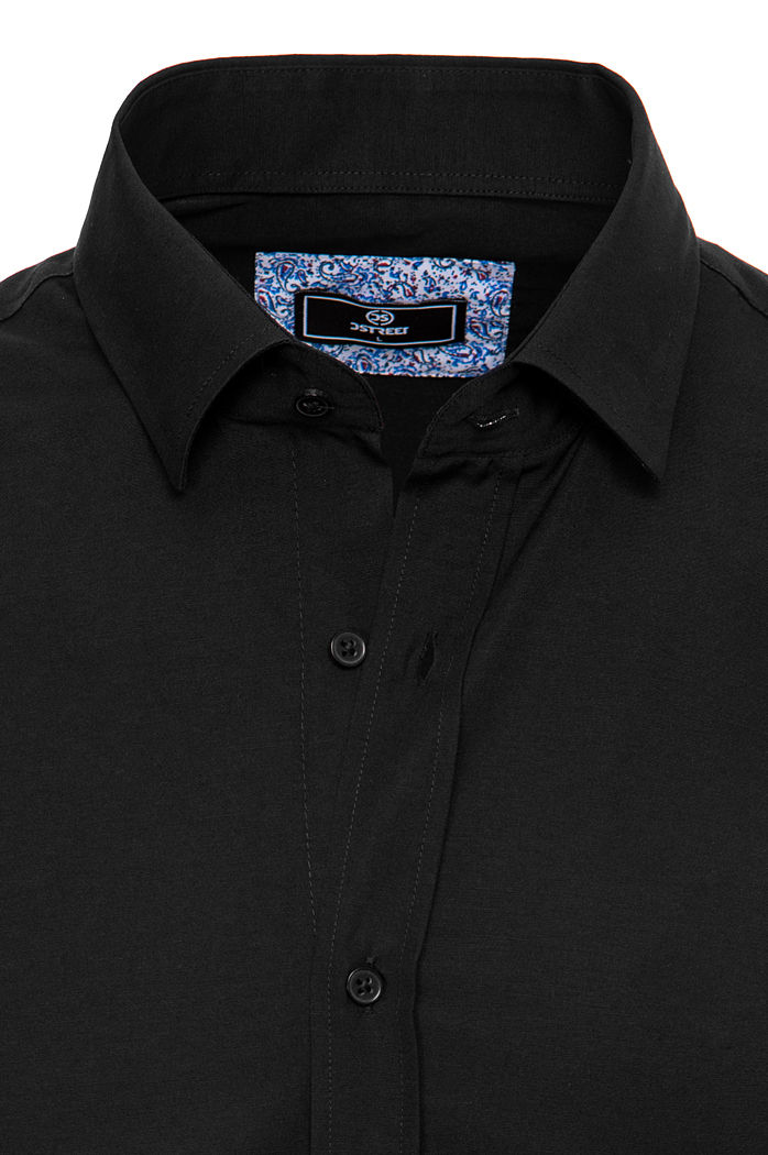 Herrenhemd smart schwarz Dstreet DX2478